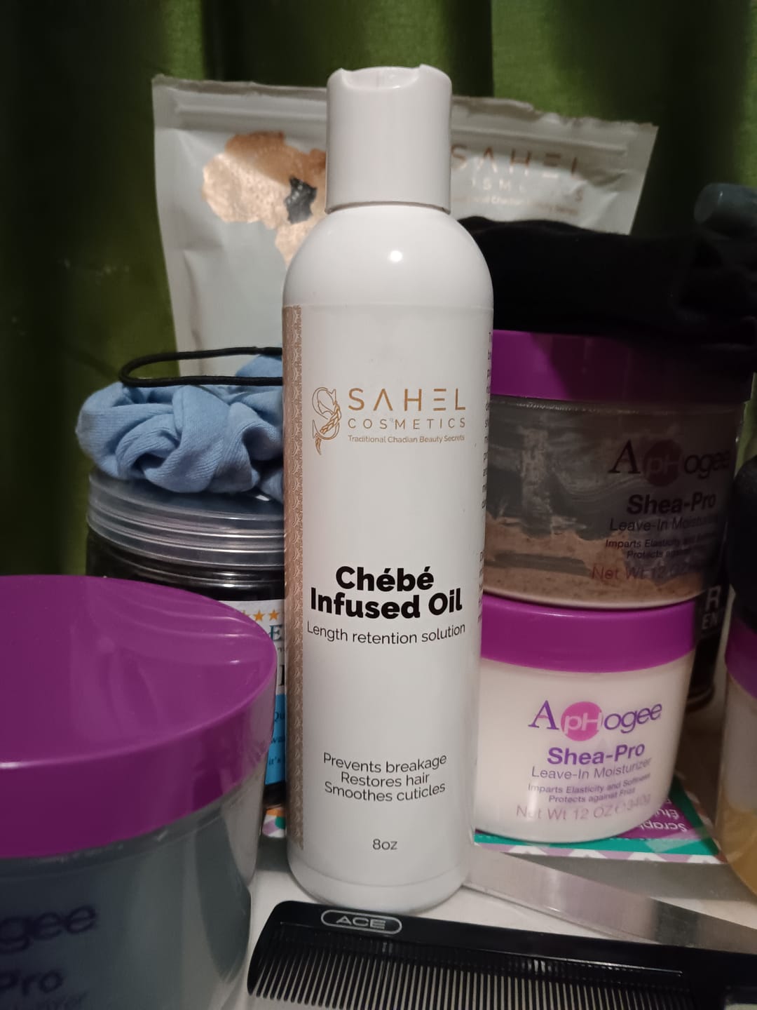 Customer photo review of Chébé Infused Oil NEW FORMULA