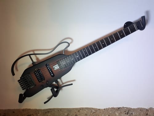 Customer photo review of Donner HUSH-X  E-Gitarre Traveler Gitarre Ultra-Light für Unterwegs