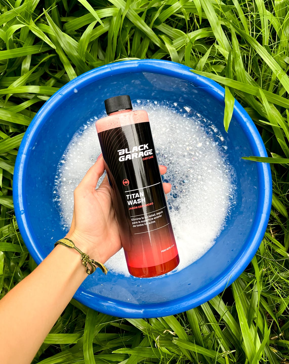 Customer photo review of Titan Wash - Jabón Espumoso BLACK GARAGE