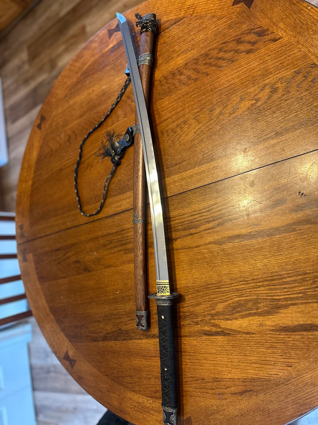 Customer photo review of The Sotoroiya Handmade Katana Spring Steel