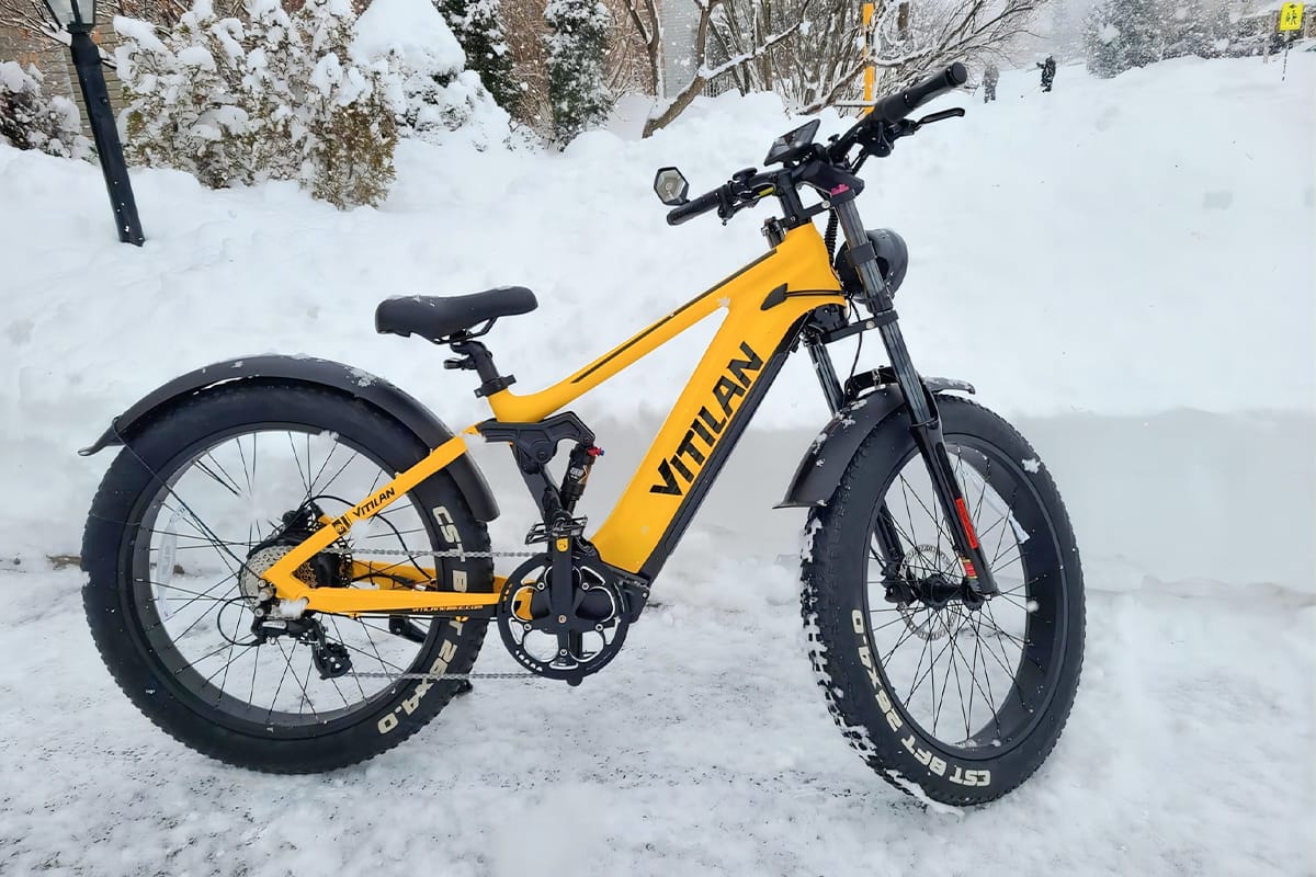 Customer photo review of T7 Full Suspension Mountain E-bike