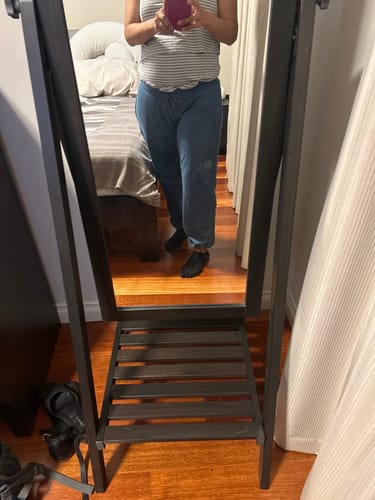 Customer photo review of Peta Low Waist Maternity Jogger Pants- Blue