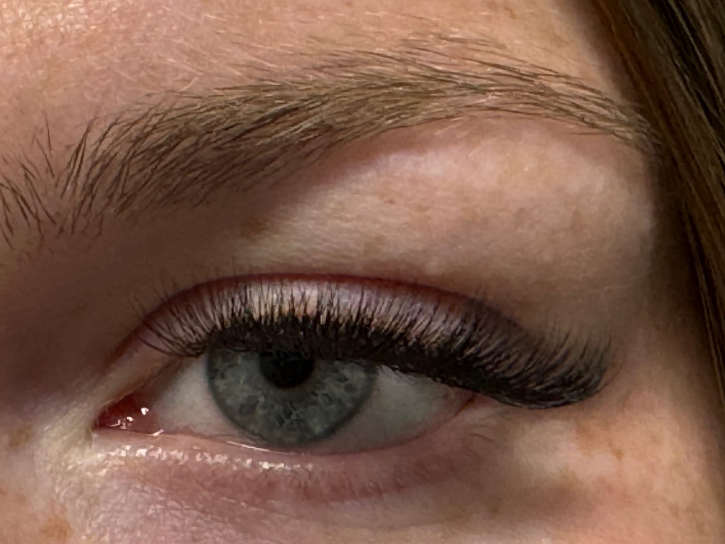 Customer photo review of UV Lash Glue Clear 5ml