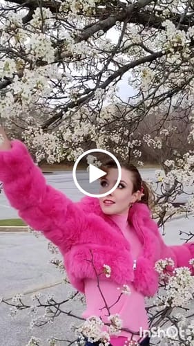 Customer video review of BARBZ PINK FAUX FUR JACKET