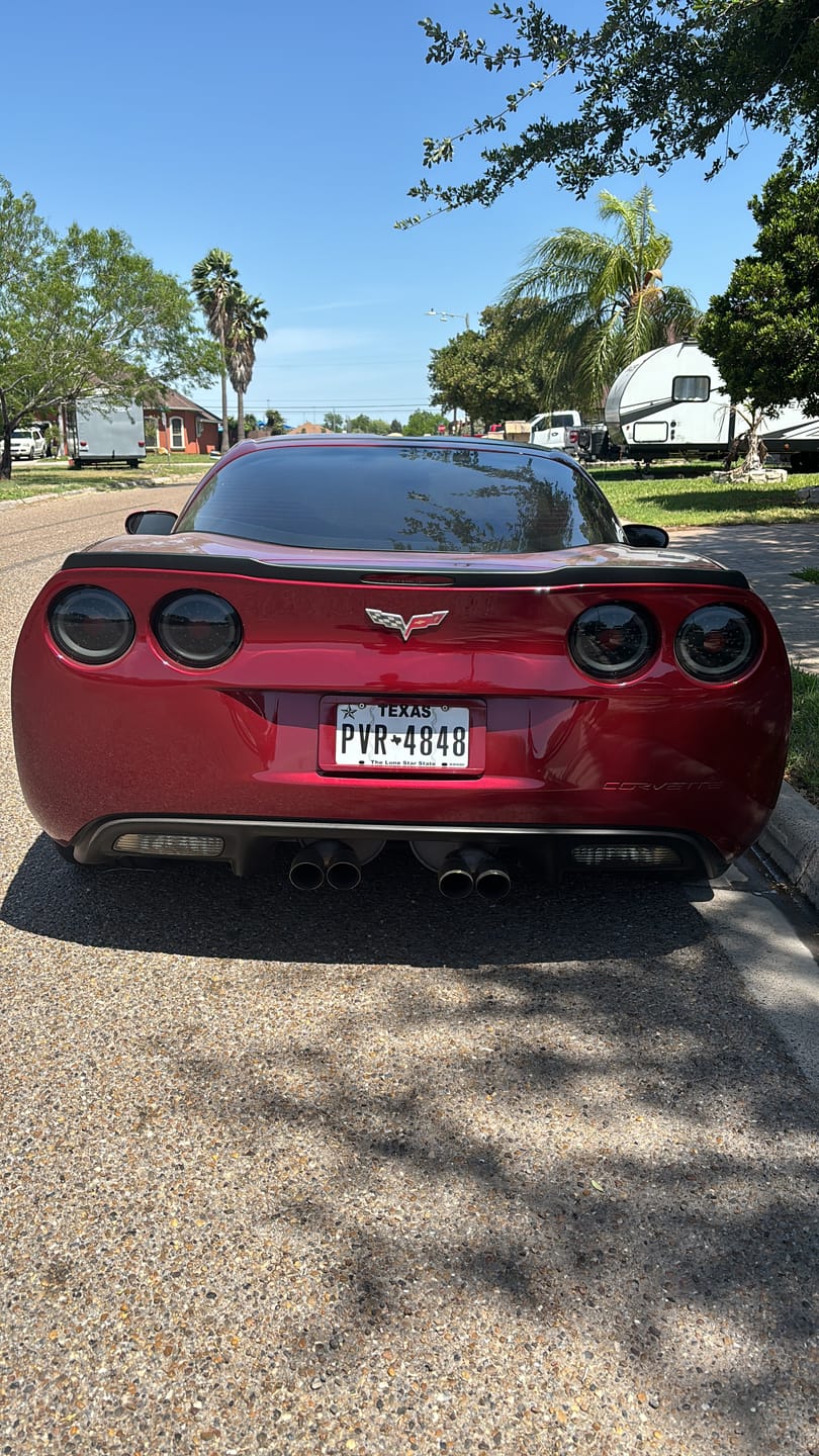 Customer photo review of Corvette C6 ZR1 Conversion Rear Trunk Spoiler