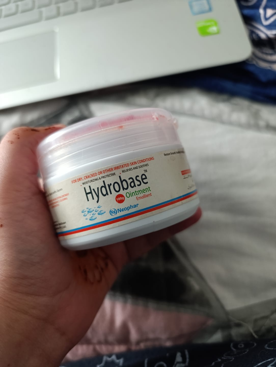 Customer photo review of Hydrobase Emollient Ointment