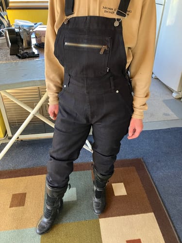 Customer photo review of Two Wheels Overalls Midnight Blue