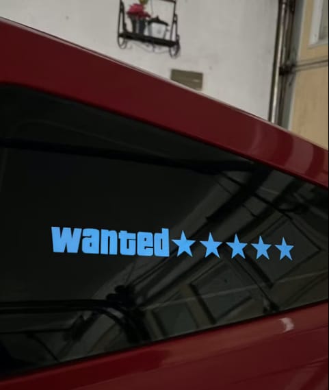 Customer photo review of 5 Stars Wanted Led Light