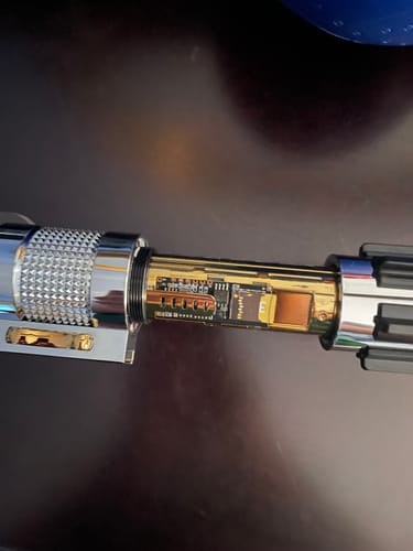 Customer photo review of Anakin Skywalker lightsaber - EpIII version