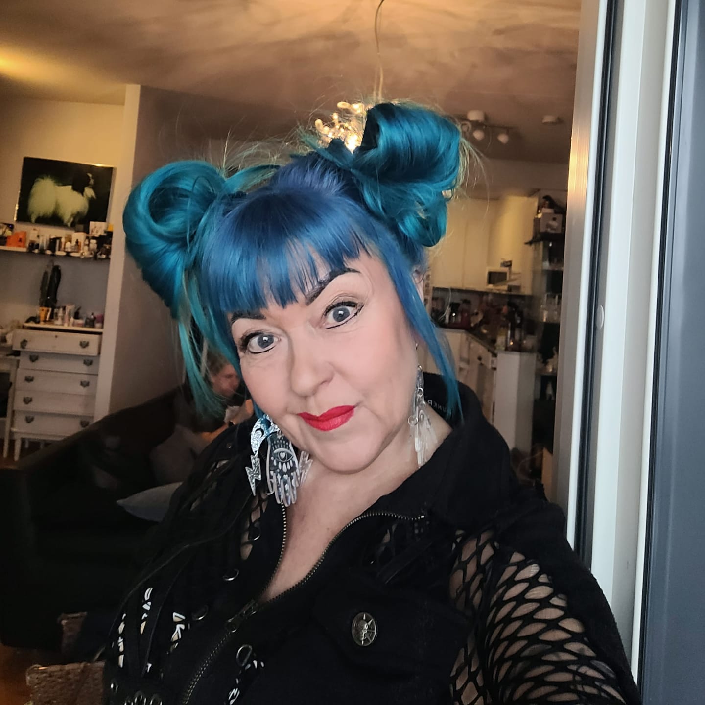 Customer photo review of Sydän korvikset omalla tekstillä