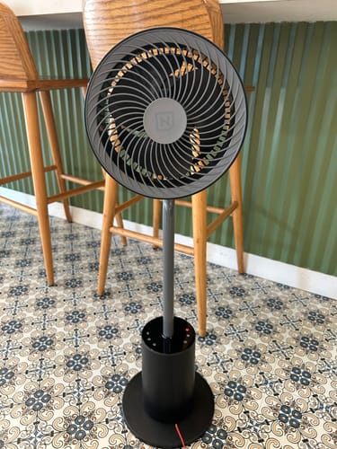 Customer photo review of NUUK HALO | 3D Air Circulation Fan with Mood Lamp