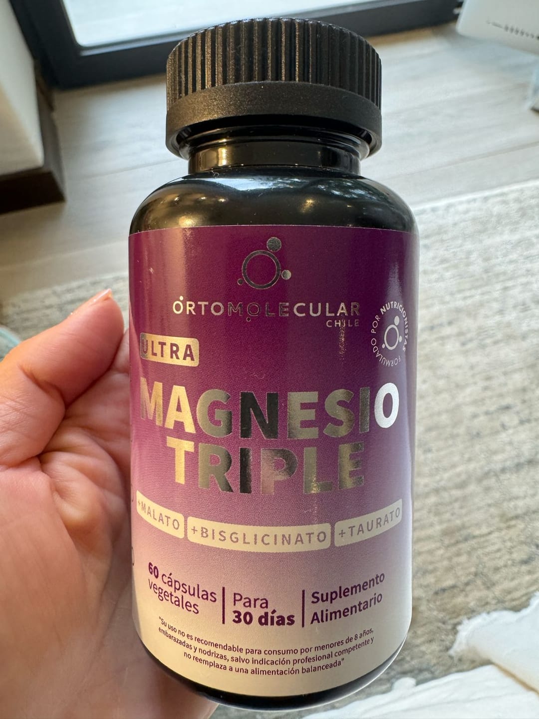 Customer photo review of Ultra Magnesio Triple-60 cáps