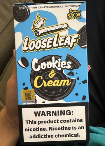 Customer photo review of LooseLeaf X Cookies 2-Pack Wraps (40 Count)