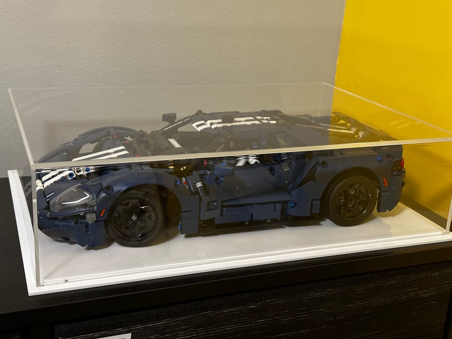 Customer photo review of Versatile Acrylic Display Cases with Double Sheet Base with Clear Case
