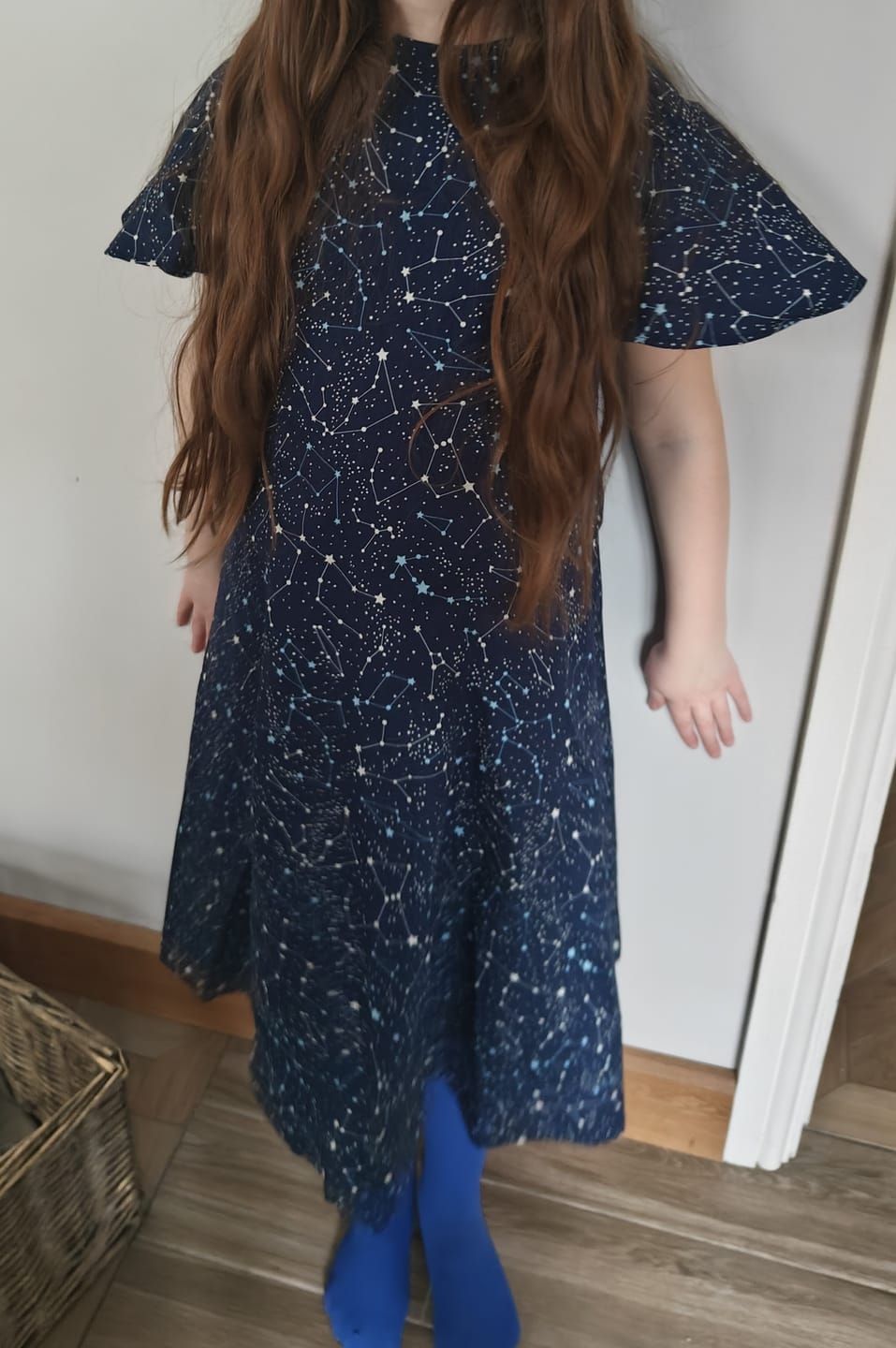 Customer photo review of Stars Constellation Rose & Hubble Cotton Poplin Fabric