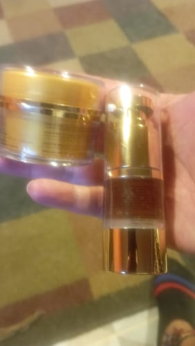 Customer photo review of KIT CONTORNOS DE OJOS DíA EFECTO FRÍO Y NOCHE CON CAFEÍNA