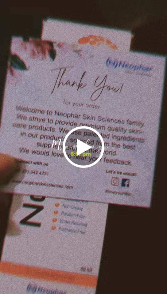 Customer video review of Neobrella SC (Sebum control gel) (SPF 40 and PA +++)