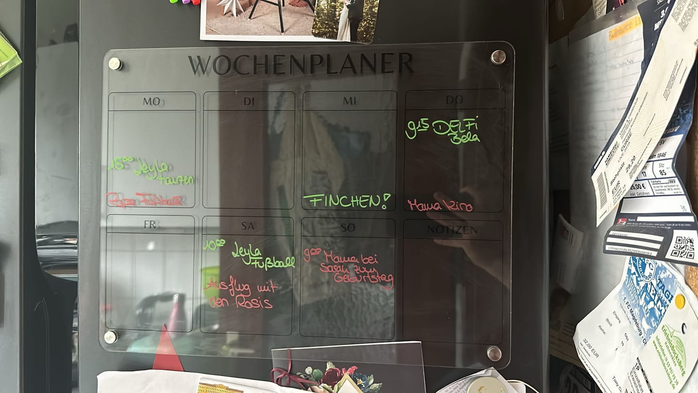 Customer photo review of Kühlschrankplaner "Wochenplan"