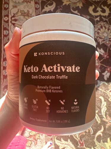 Customer photo review of Keto Activate Dark Chocolate Truffle