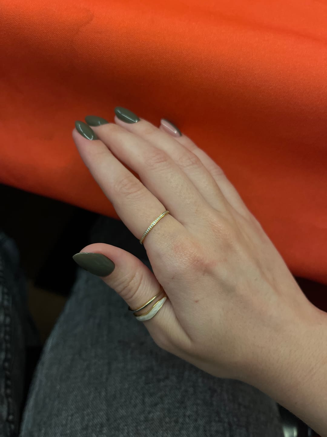 Customer photo review of Eternity 18K Crystal Ring
