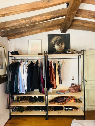 Customer photo review of ARMARIO 3 ESTANTES 100 MIMA NEGRO