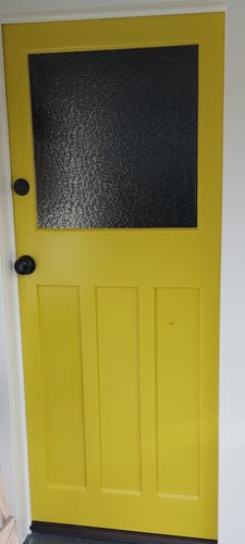 Customer photo review of Cast Iron Mortice Large Round Door Knob 70mm dia (each)