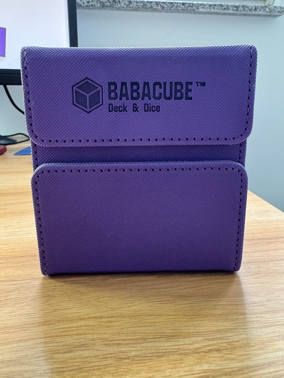 Customer photo review of BabaCube Deck & Dice Lila