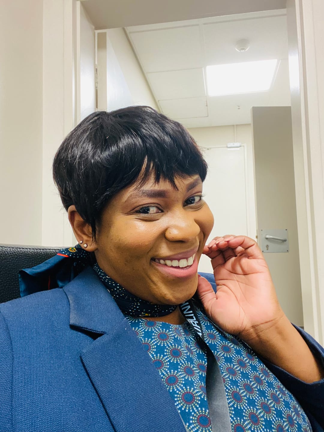 Customer photo review of Chic Pixie Cut Wig - Trendy and Natural Human Hair