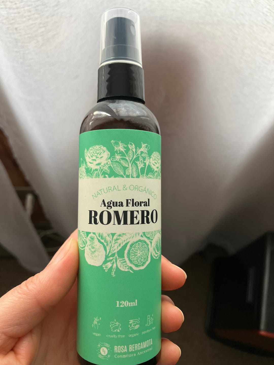 Customer photo review of Agua Floral de Romero