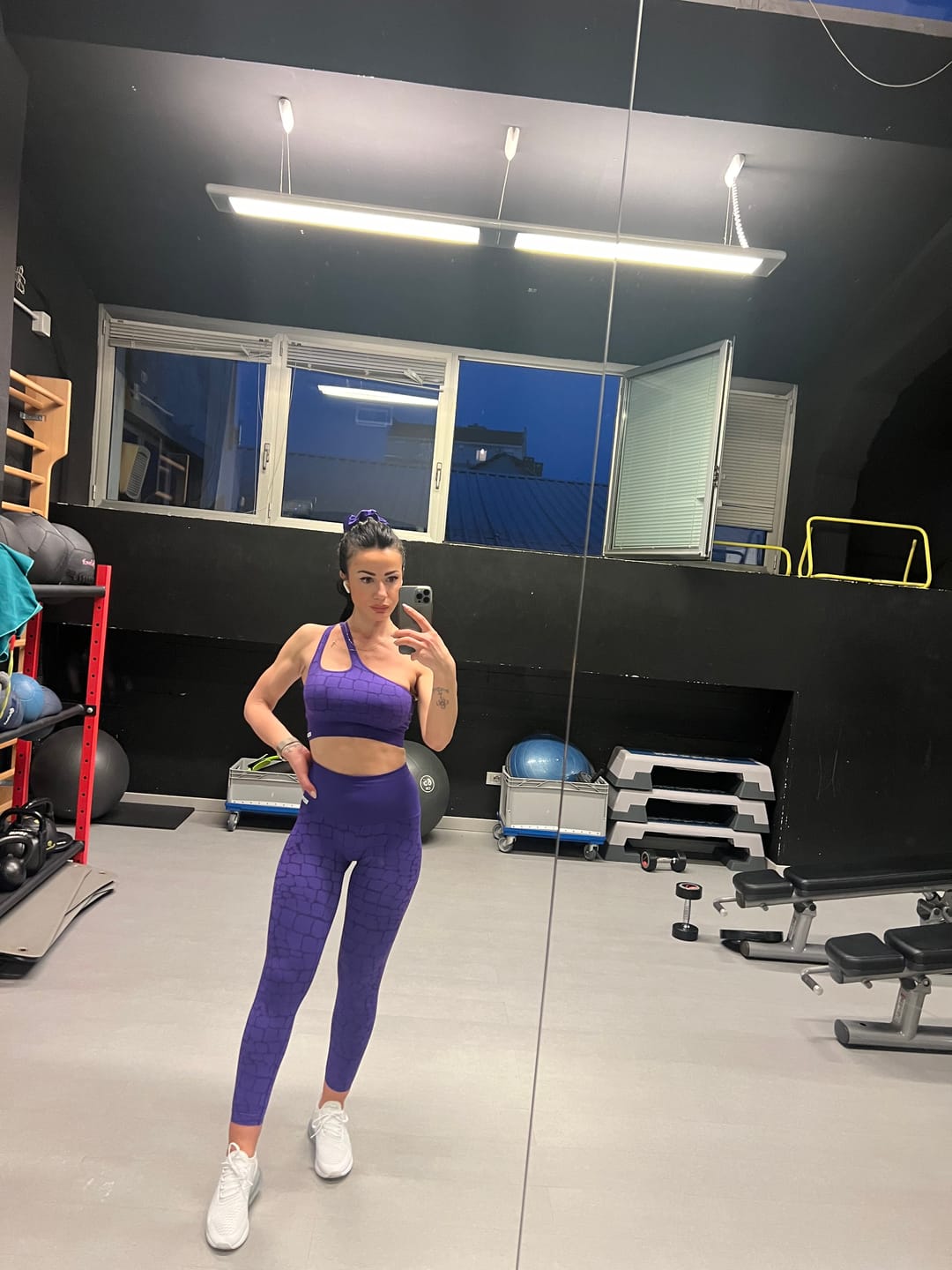 Customer photo review of Leggings All-up Cocco Viola