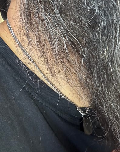Customer photo review of Silver Unbreakable Cuban (4mm)
