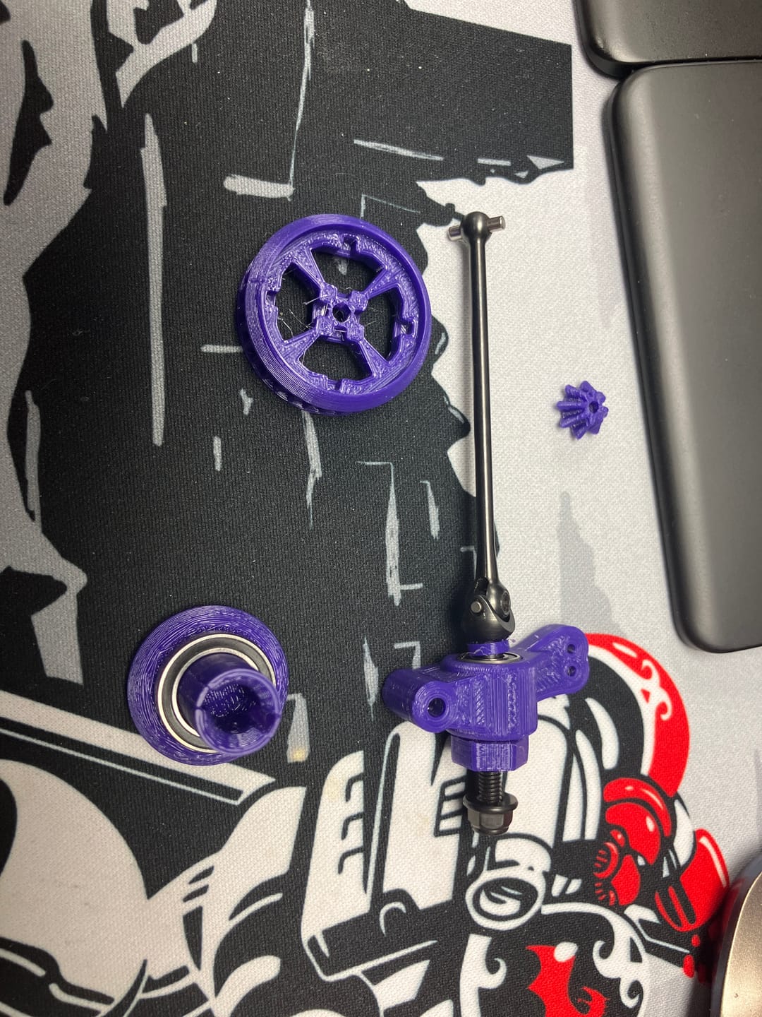 Customer photo review of Violet PETG Filament 1.75mm