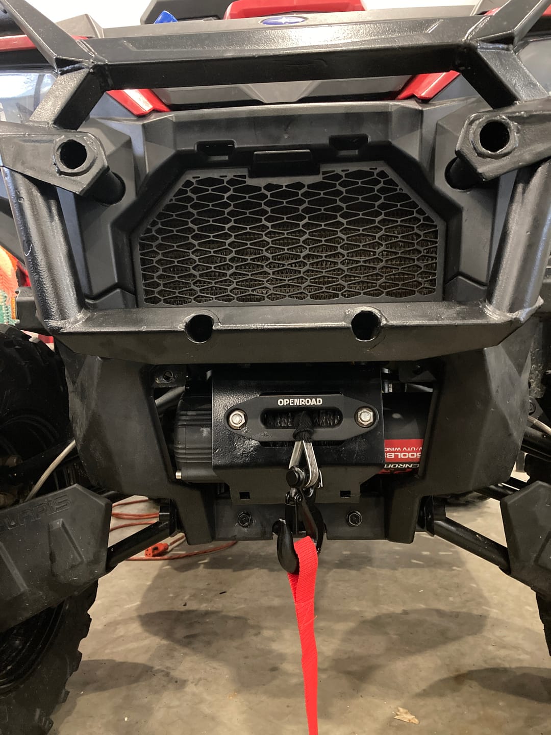 Customer photo review of OPENROAD 4500lbs ATV/UTV Winch with Synthetic Rope and Wireless Remotes