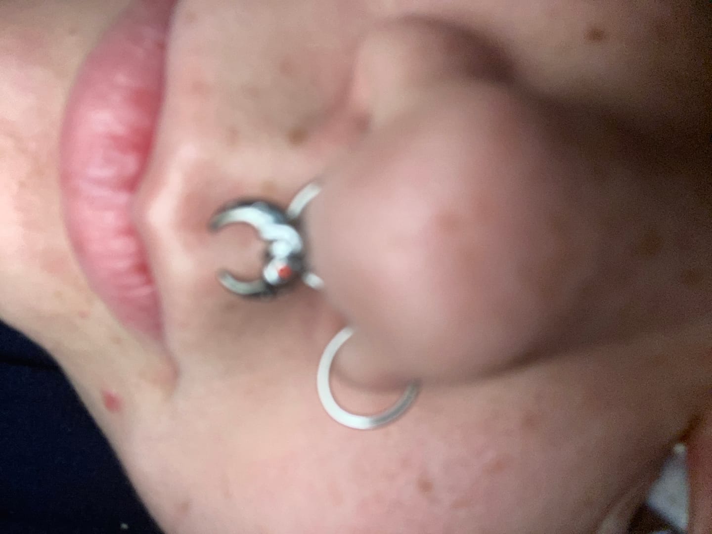 Customer photo review of FAUX LUNA SEPTUM