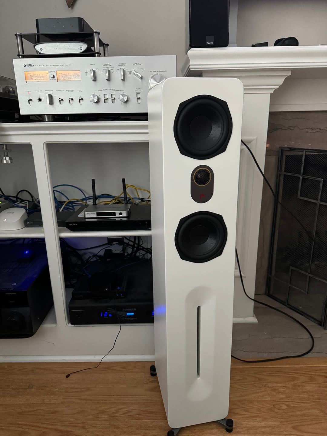 Customer photo review of Novus N5T 2-Way 5.25" Tower/Floorstanding Speaker Single