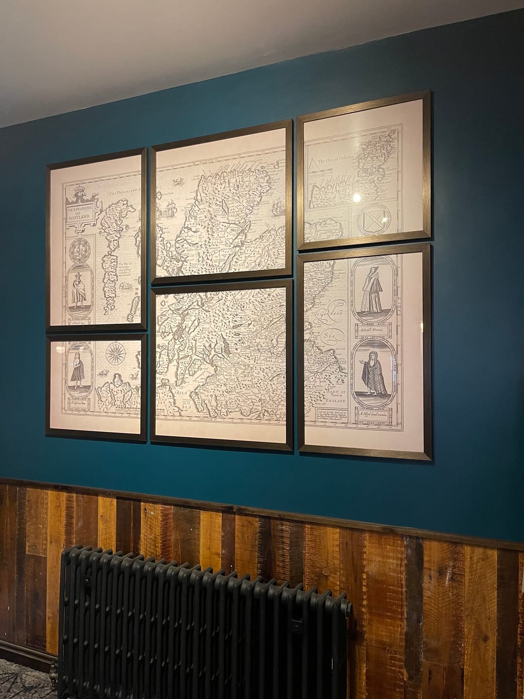 Customer photo review of Old Monochrome Map of Scotland, 1611 by John Speed - Orkney, Shetland, Highlands, Outer Hebrides, Skye, Loch Ness