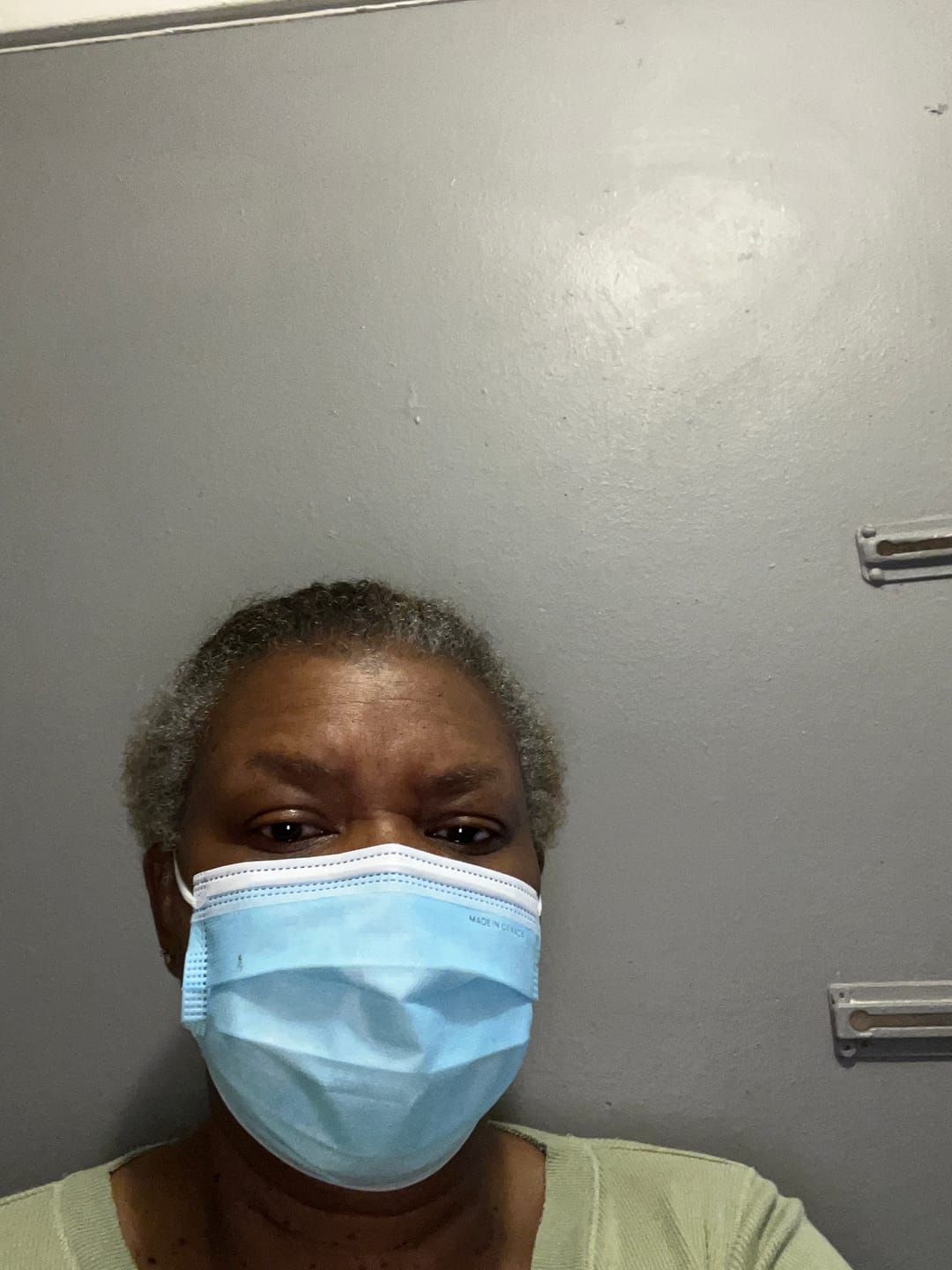 Customer photo review of ASTM Level 3 Medical Procedure Face Mask Made in Canada