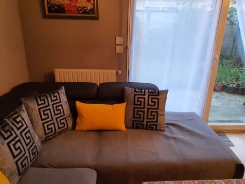 Customer photo review of Fine - Rutschfester Sofabezug L Form