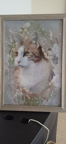 Customer photo review of Aquarell Pawtrait