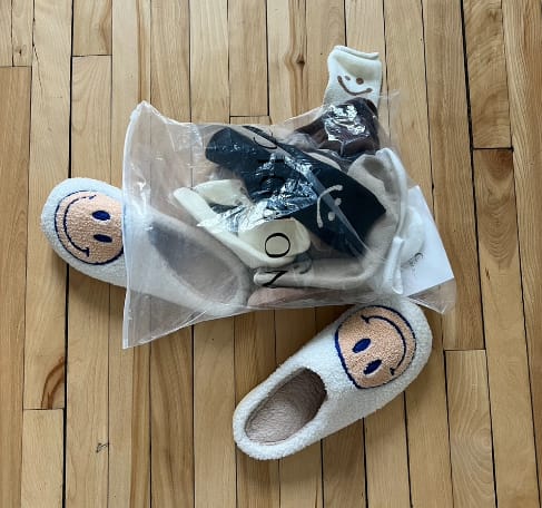 Customer photo review of Happy Face Socks Pack