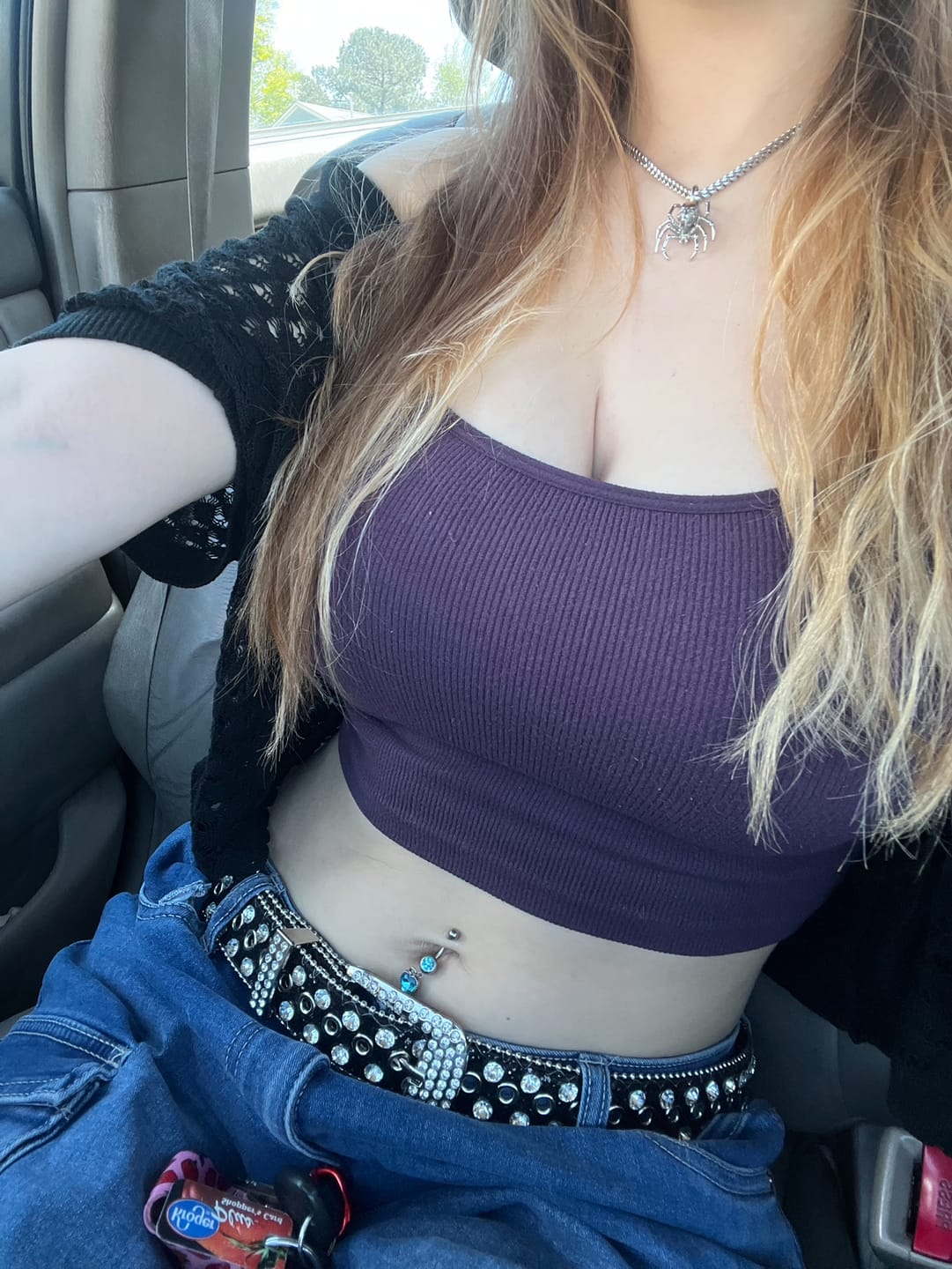 Customer photo review of SPIDER SKULL PENDANT
