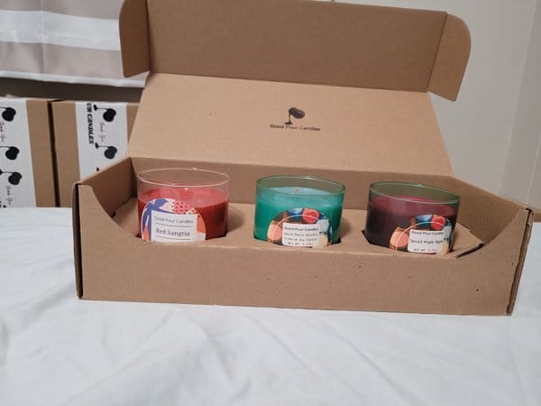 Customer photo review of Straight Sided Tumbler 3-Pack Shipping Box™