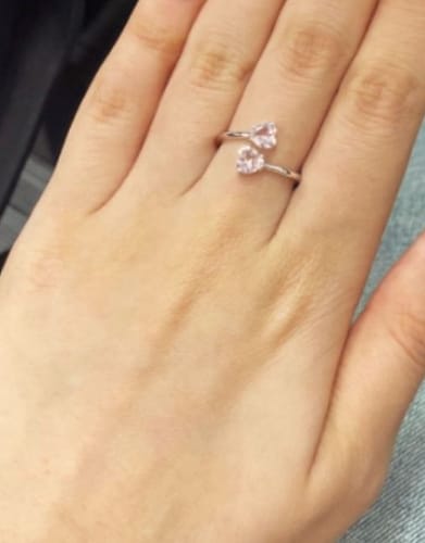 Customer photo review of Attract Soul Promise Ring