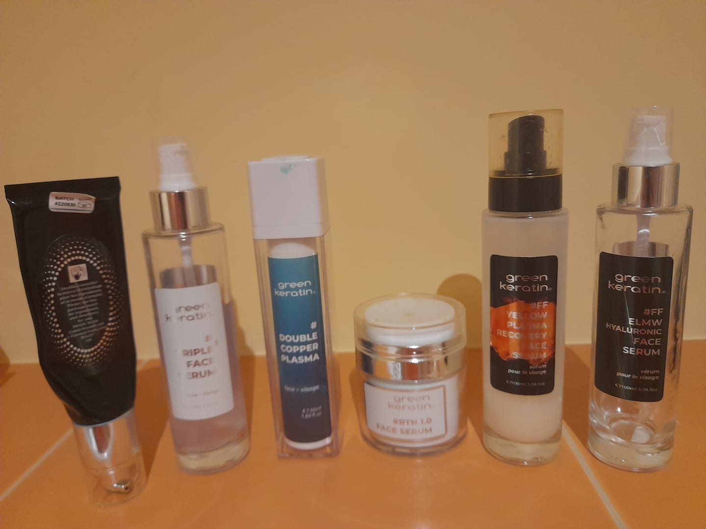 Customer photo review of DOUBLE COPPER Sérum pour le visage