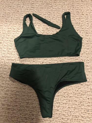 Customer photo review of 'Empower' Mid Rise Cheeky Bikini Bottom