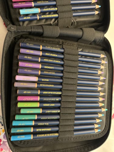 Customer photo review of 120 Teiliges Castle Gold Buntstift Set Im Reißverschlussetui