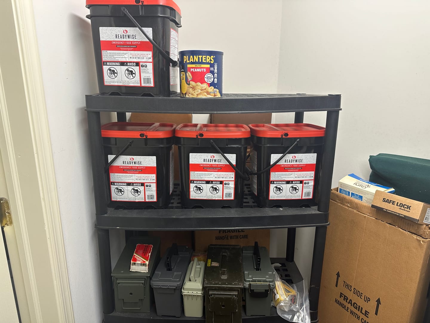 Customer photo review of 104 Serving Variety Pack Bucket BOGO New