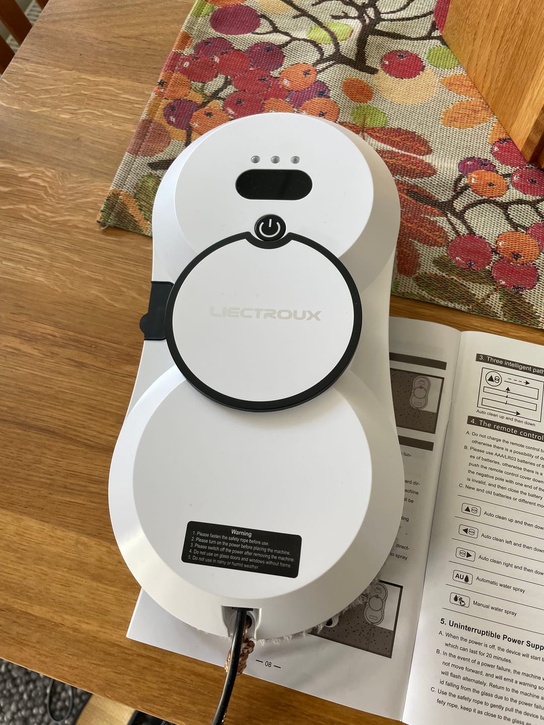 Customer photo review of Fönsterputsrobot HCR-10 med sprayfunktion