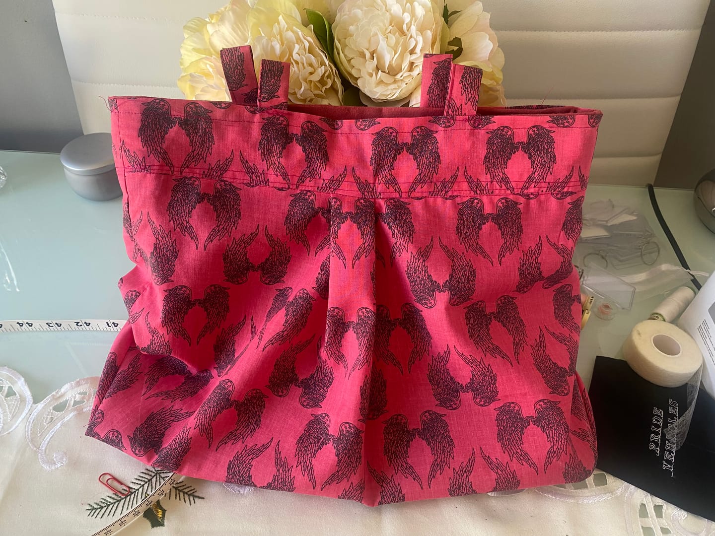 Customer photo review of Angel Wings Polycotton Fabric