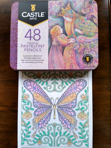 Customer photo review of 48 Teiliges Pasteltint Buntstift Set In Display Dose